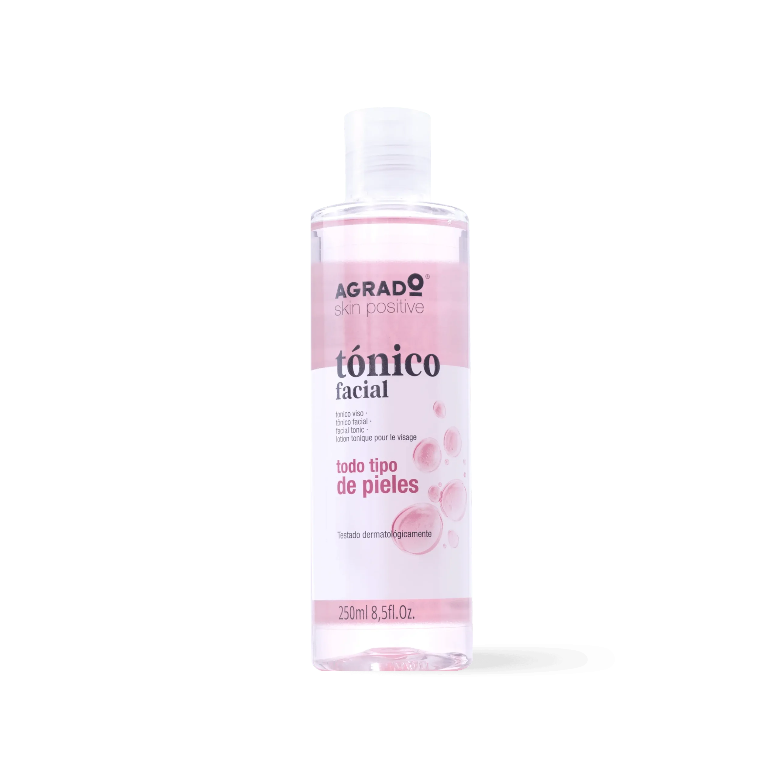Loțiune tonică revigorantă pentru toate tipurile de ten 🌿 – 250ml, Agrado