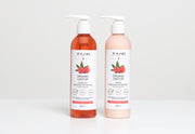 Set ingrijire par Sampon 250ml+Masca 250ml cu ricin organic pentru parul subtiat si degradat