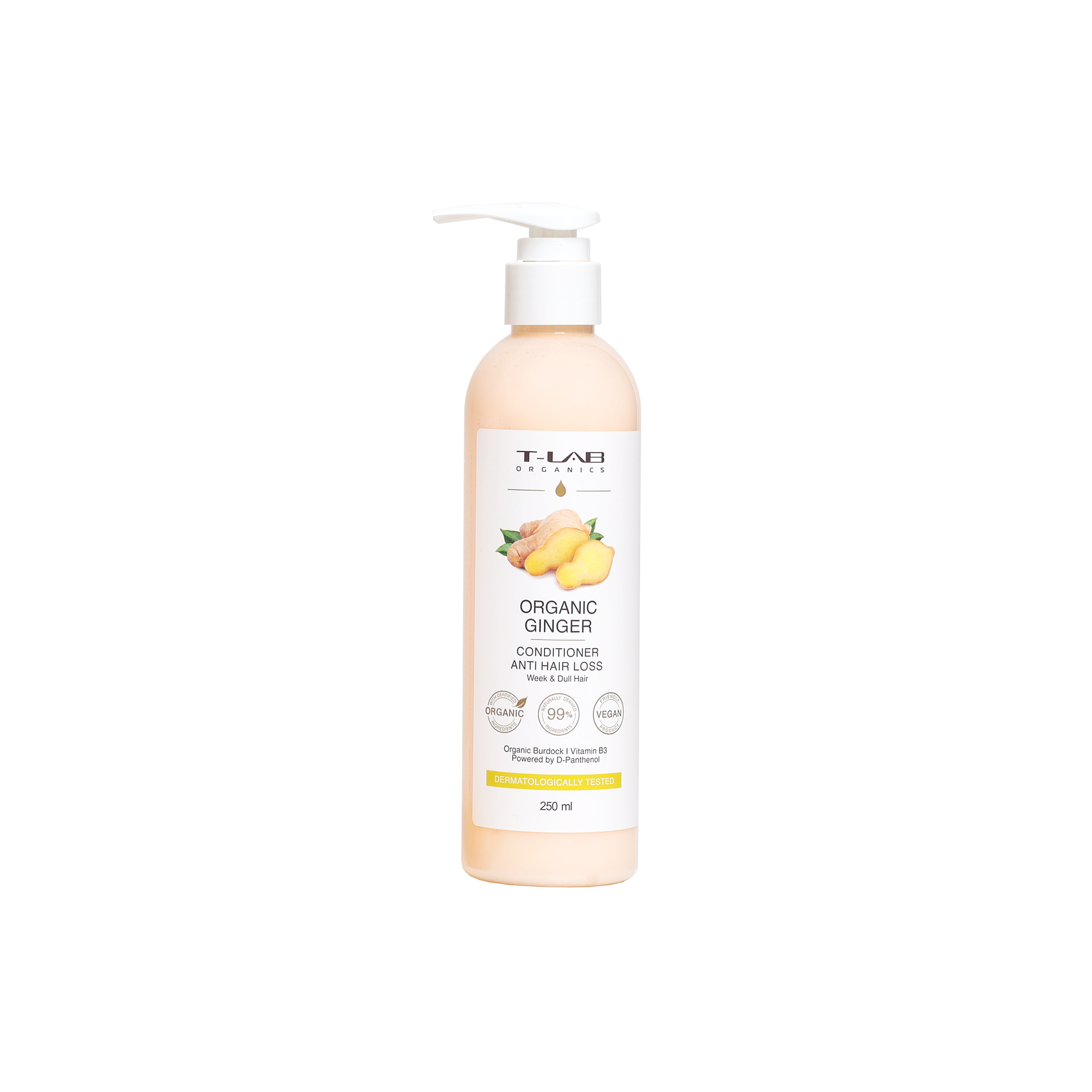 Set ingrijire par Sampon 250ml+Balsam 250ml  cu extract de ghimbir,pentru par fin